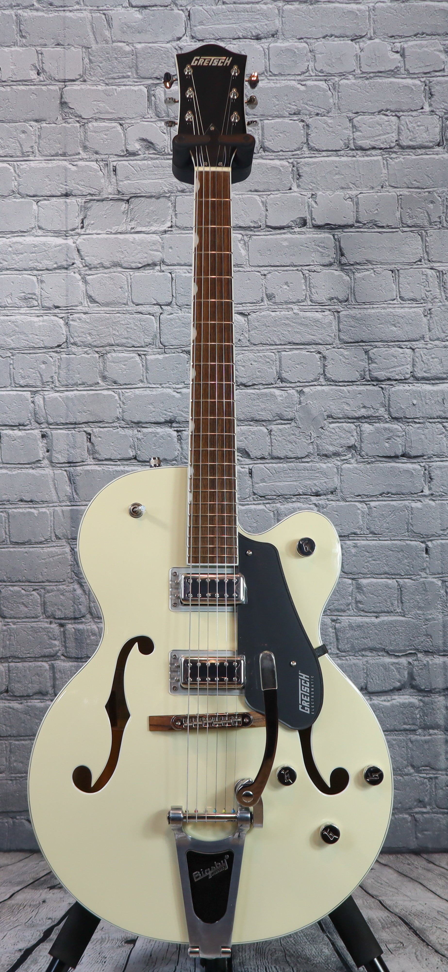 Gretsch G5420T Electromatic Classic Hollowbody Electric Guitar-Two Tone Vintage White/London Grey