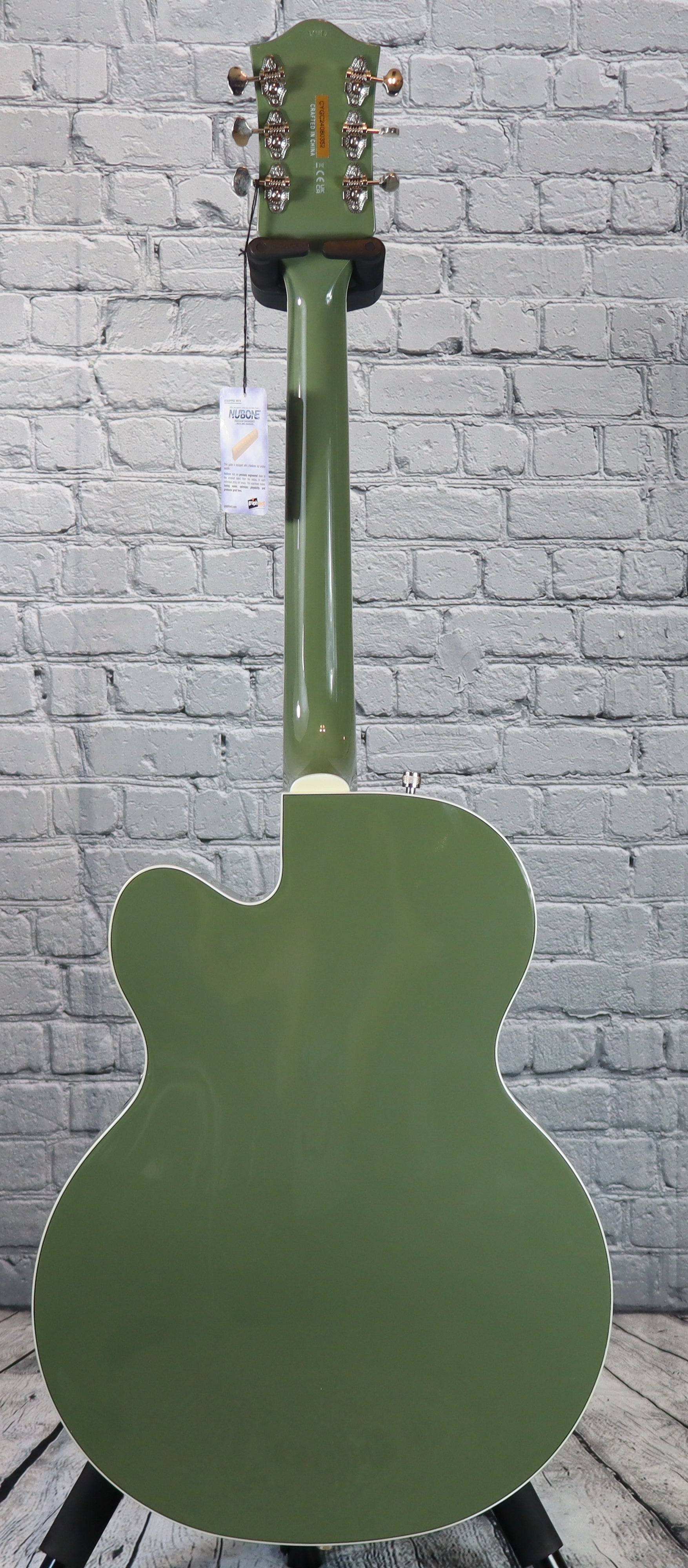 Gretsch G5420T Electromatic Classic Hollowbody Electric Guitar-Two Tone Anniversary Green