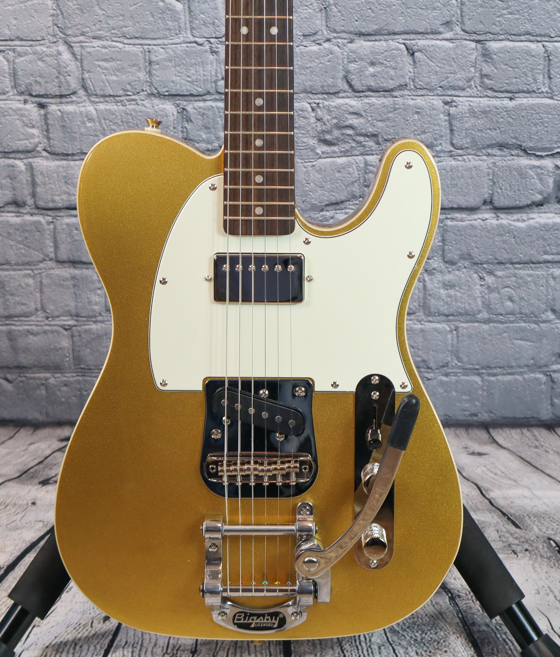 Squier Classic Vibe Telecaster Custom Bigsby SH-Aztec Gold