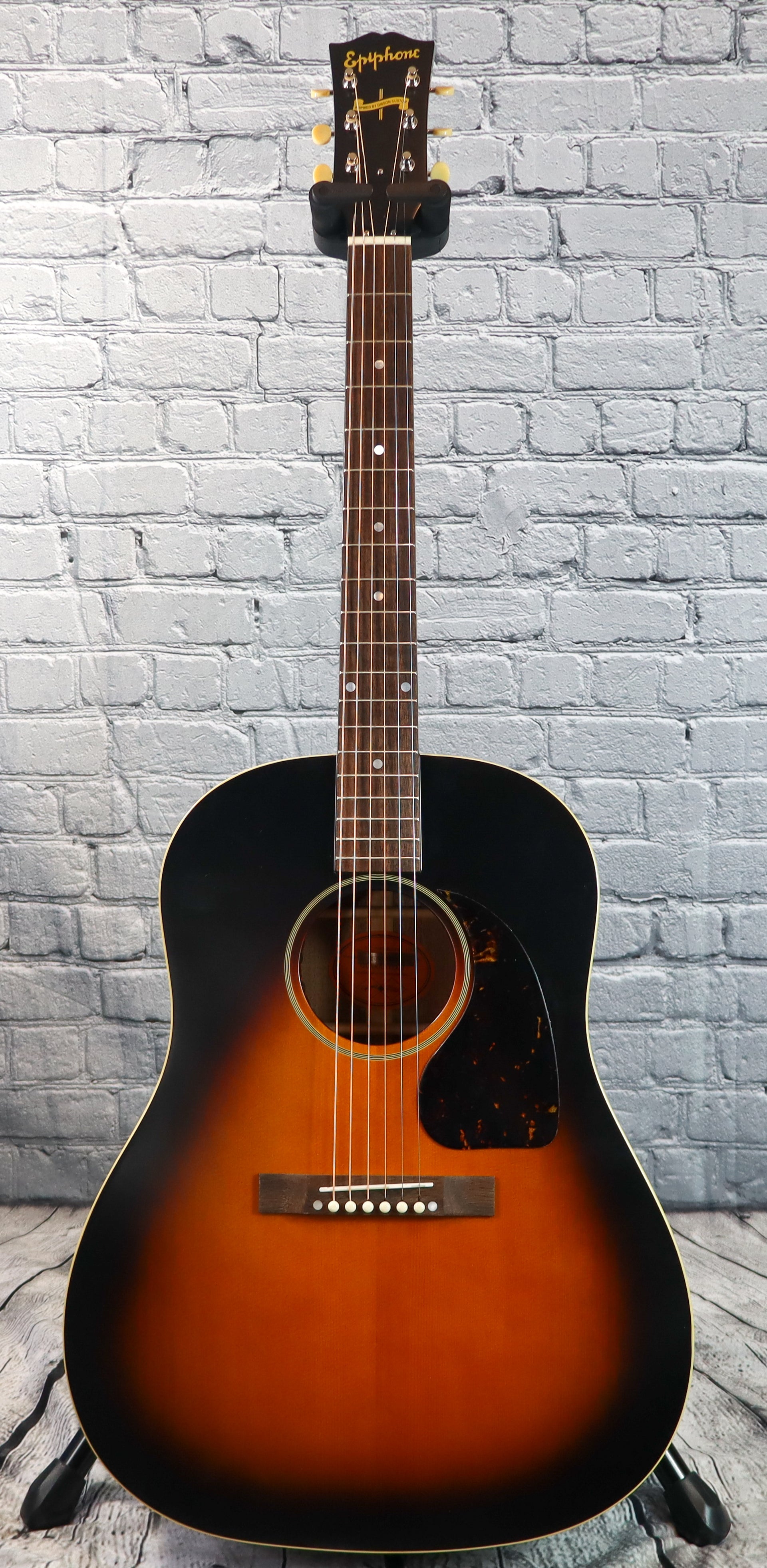 Epiphone Inspired by Gibson Custom 1942 Banner Reissue J-45-Vintage Sunburst
