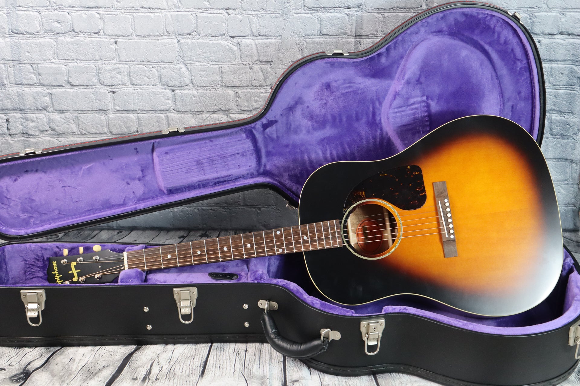 Epiphone Inspired by Gibson Custom 1942 Banner Reissue J-45-Vintage Sunburst