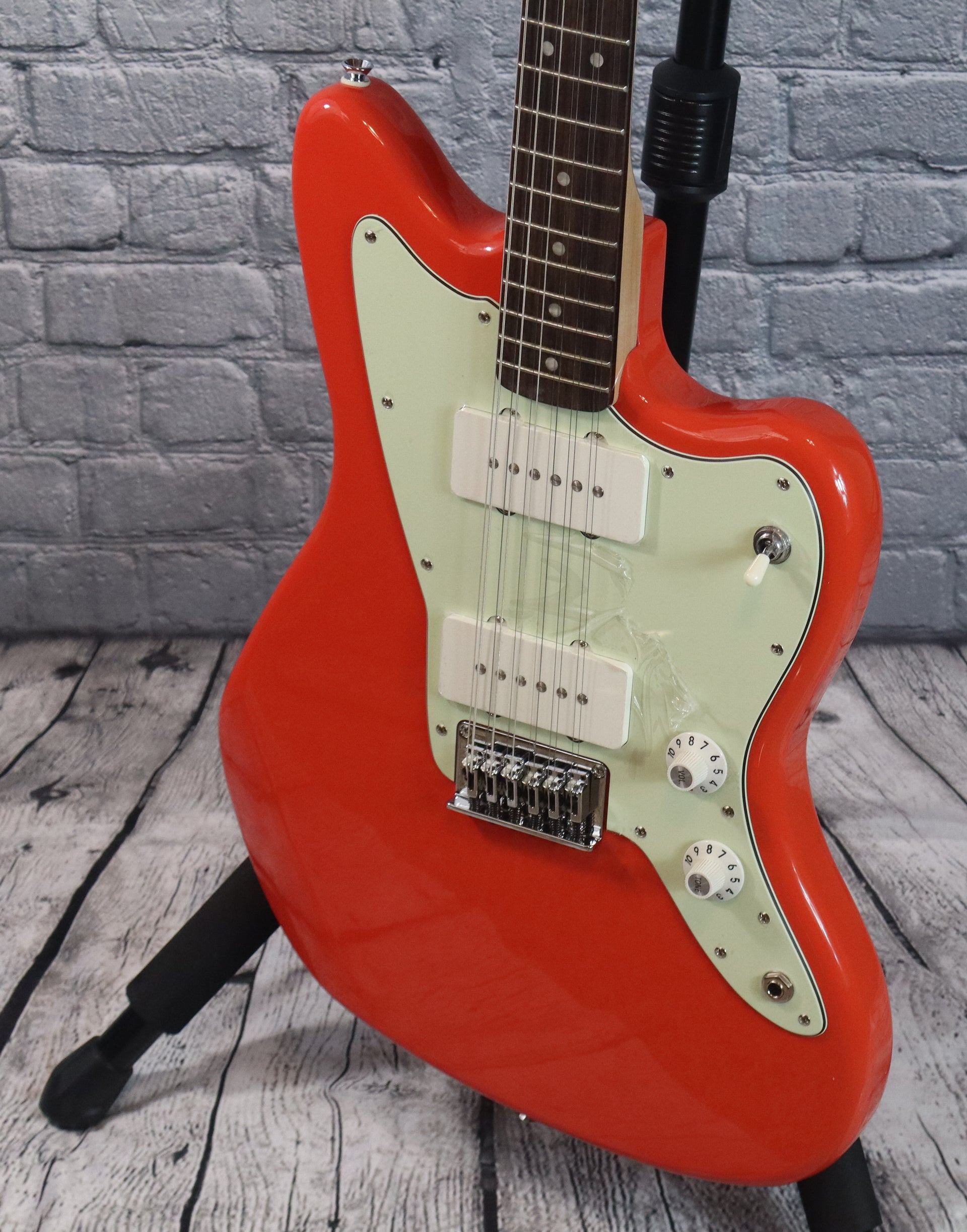 Squier Paranormal Jazzmaster XII 12 String Electric Guitar-Fiesta Red