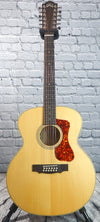 Guild F-2512E Maple 12 String Acoustic-Electric Guitar-Blonde