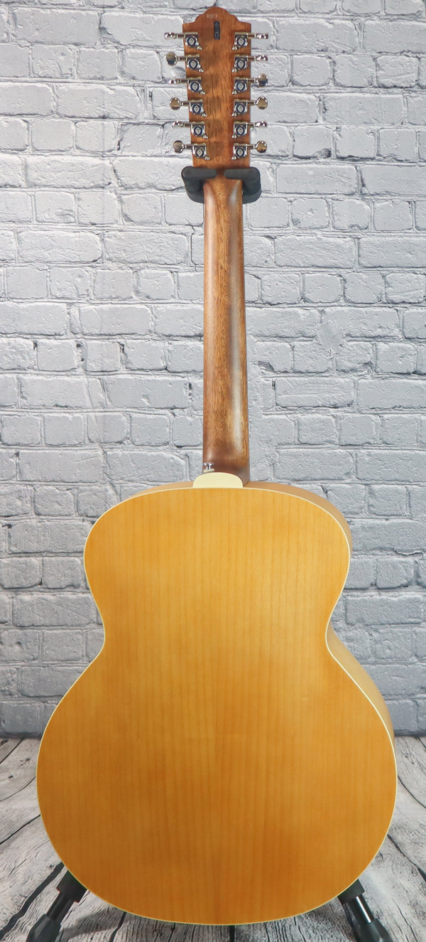 Guild F-2512E Maple 12 String Acoustic-Electric Guitar-Blonde