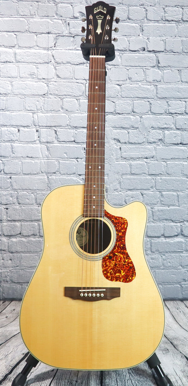 Guild D150CE Acoustic-Electric Guitar-Natural