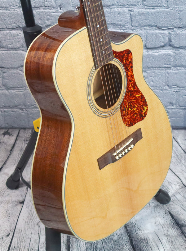 Guild OM-140Ce Orchestra Acoustic-Electric Guitar-Natural