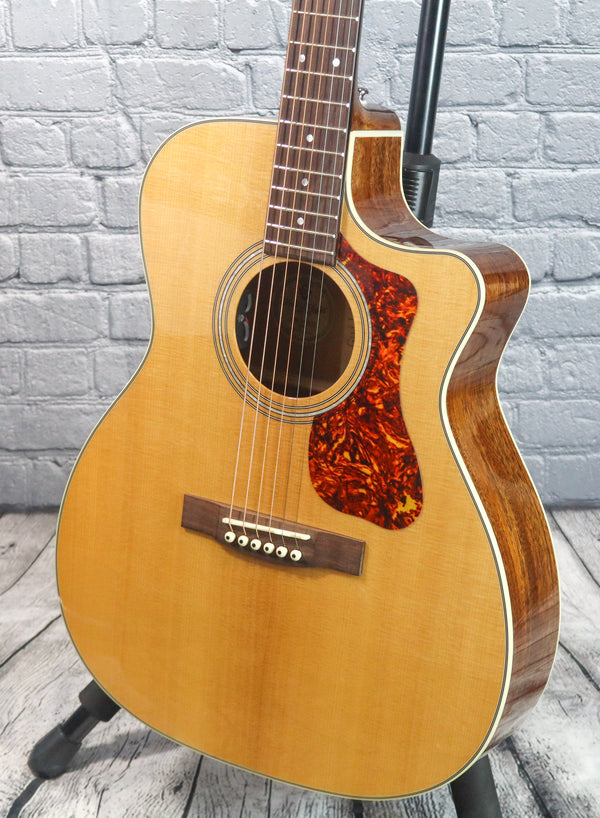 Guild OM-140Ce Orchestra Acoustic-Electric Guitar-Natural