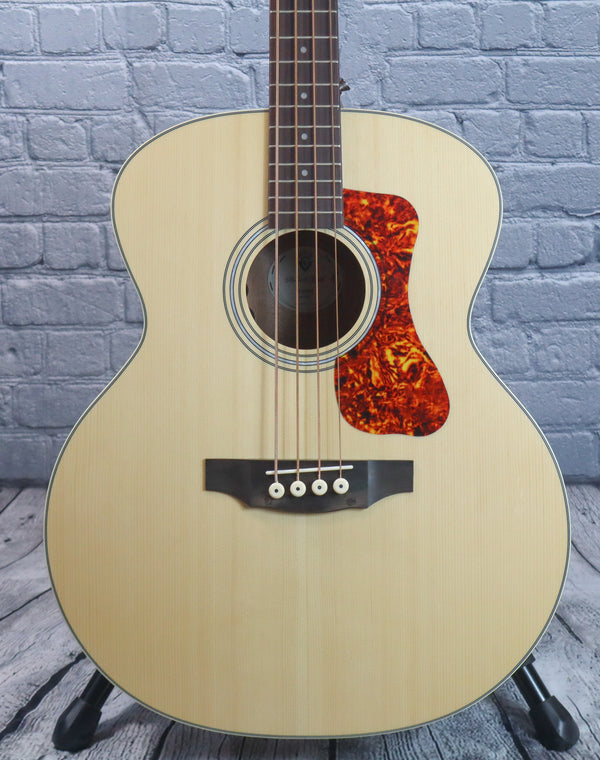 Guild B-240E Concert Acoustic-Electric Bass Guitar-Natural