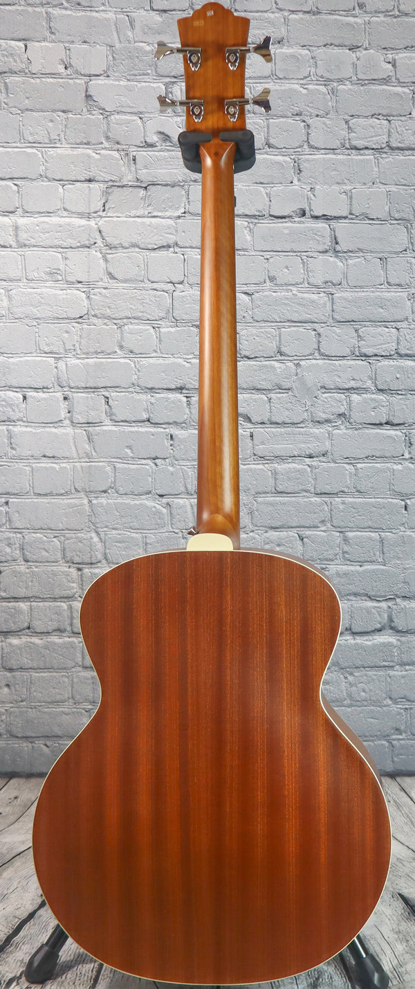 Guild B-240E Concert Acoustic-Electric Bass Guitar-Natural