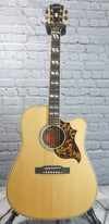 Epiphone Inspired by Gibson Hummingbird EC Acoustic-Electric Guitar-Natural