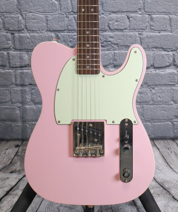 Squier Custom Esquire-Shell Pink