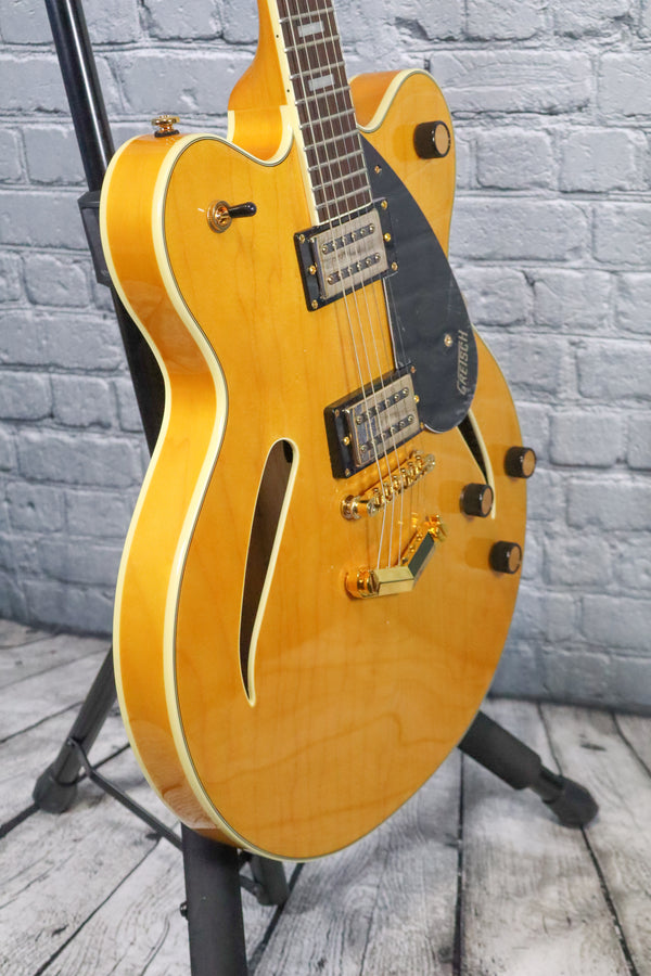 Gretsch G2522T Streamliner Center Block Double Cut Electric Guitar with Bigsby-Village Amber