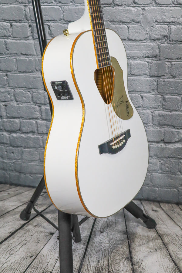 Gretsch G5021WPE Penguin Acoustic Electric Guitar-White