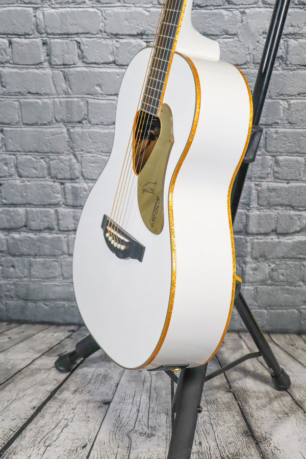 Gretsch G5021WPE Penguin Acoustic Electric Guitar-White
