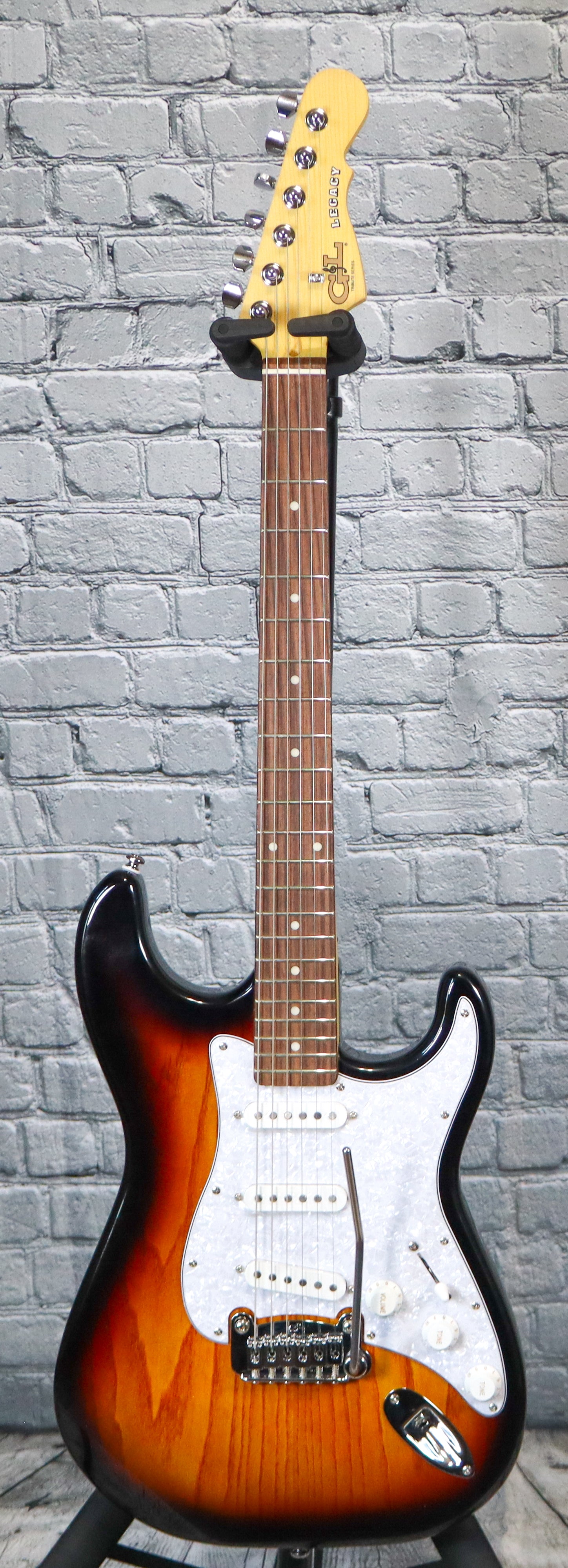 G&L Tribute Legacy Electric Guitar-3 Tone Sunburst