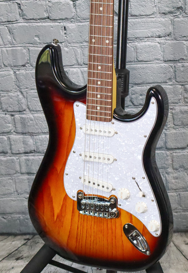 G&L Tribute Legacy Electric Guitar-3 Tone Sunburst