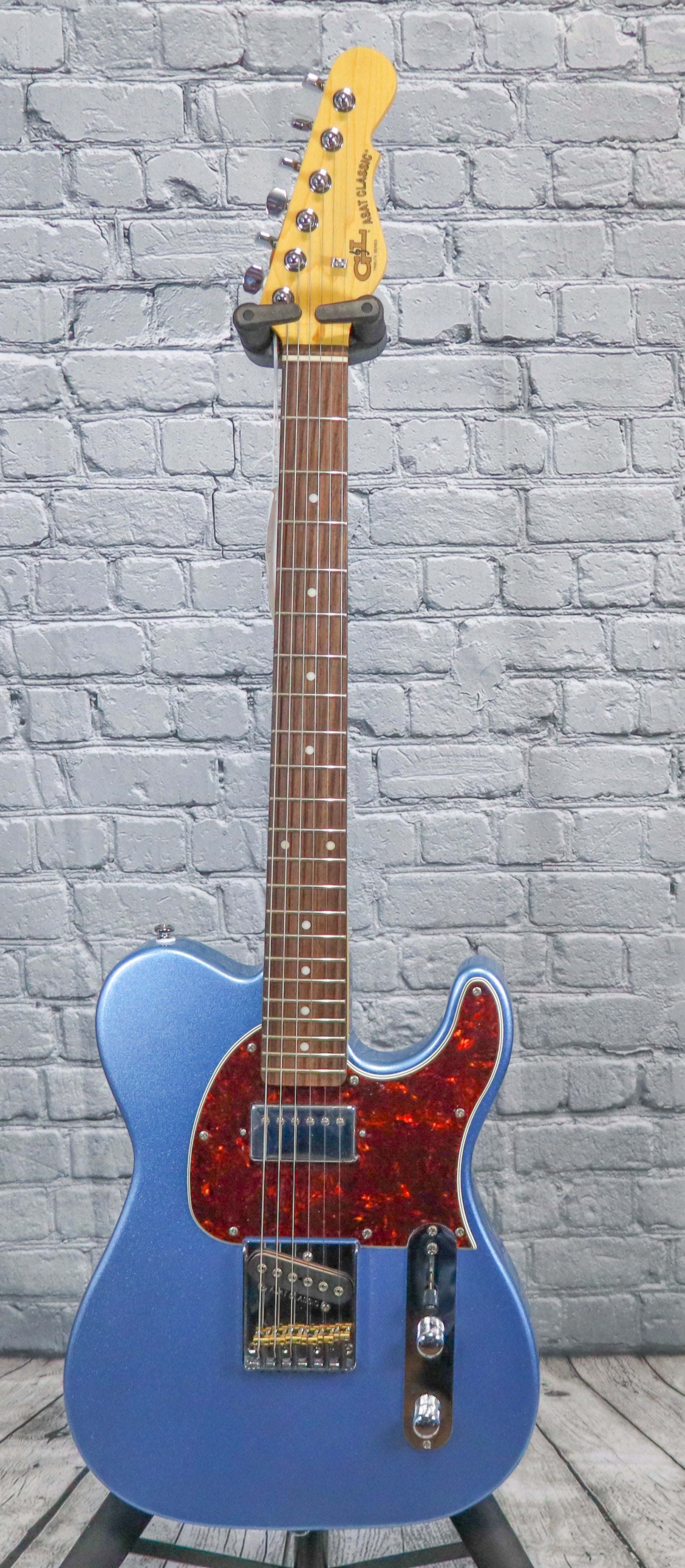 G&L Tribute ASAT Classic Bluesboy Electric Guitar-Lake Placid Blue