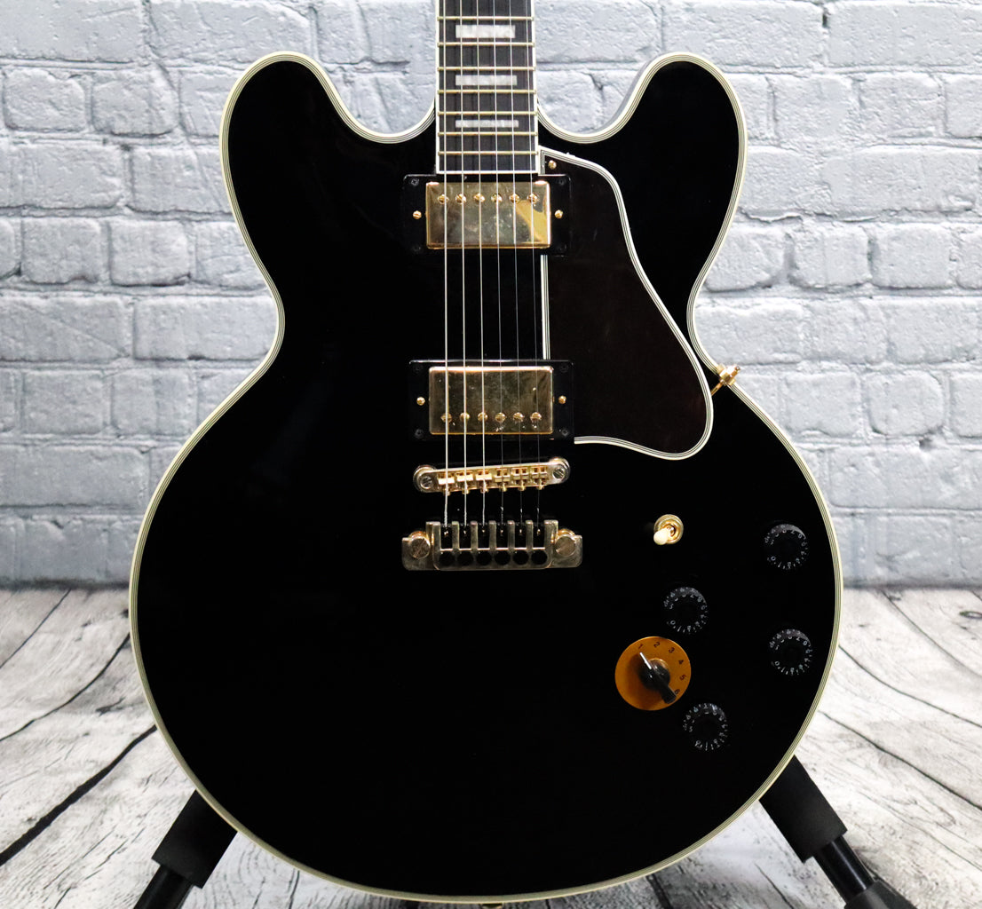 Epiphone B.B. King Lucille Semi-Hollow Electric Guitar W/Gibson Pickups-Ebony