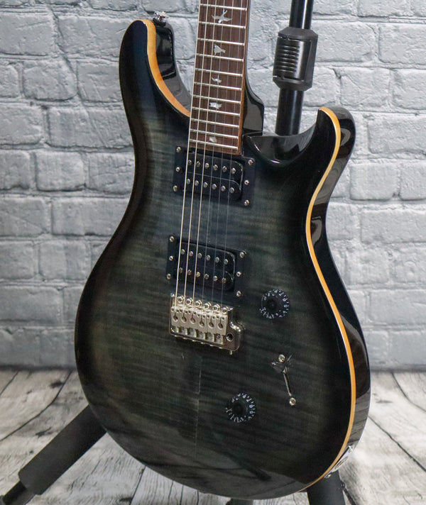 PRS SE Custom 24 Electric Guitar-Charcoal Burst