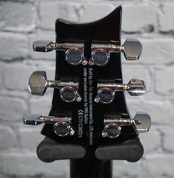 PRS SE Custom 24 Electric Guitar-Charcoal Burst