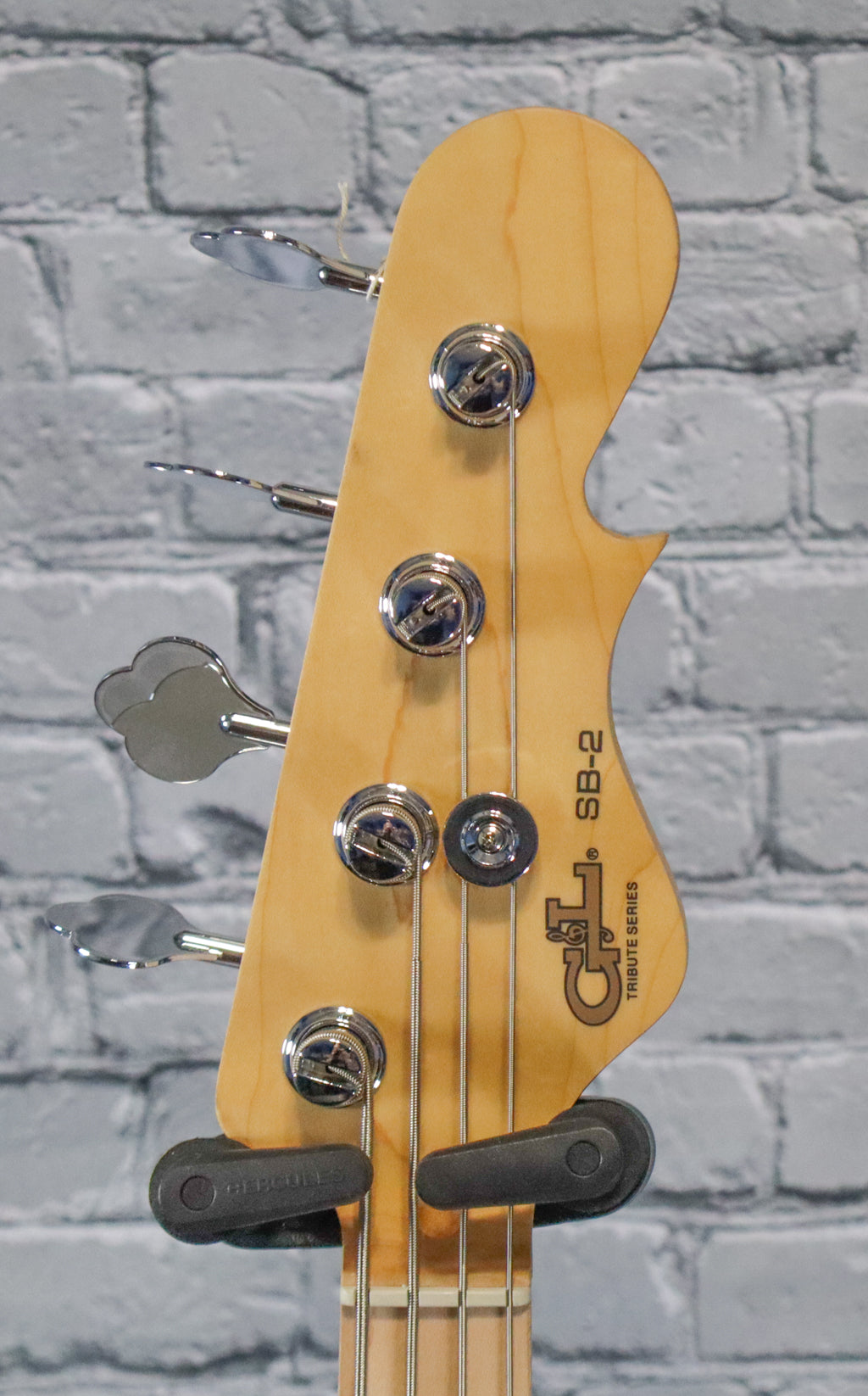 G&L Tribute SB-2 Bass Guitar-Surf Green