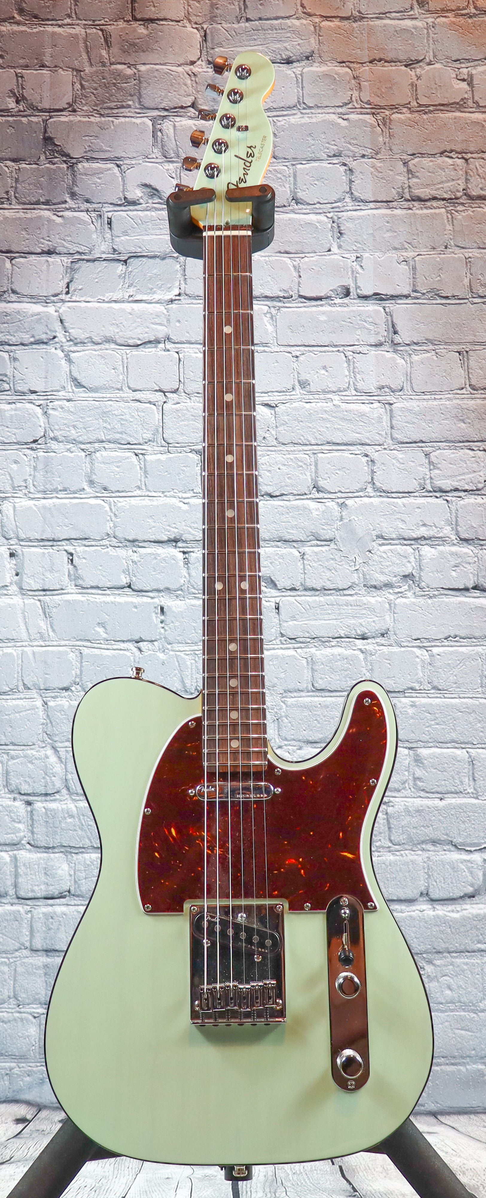 Fender American Ultra Luxe Telecaster-Transparent Surf Green