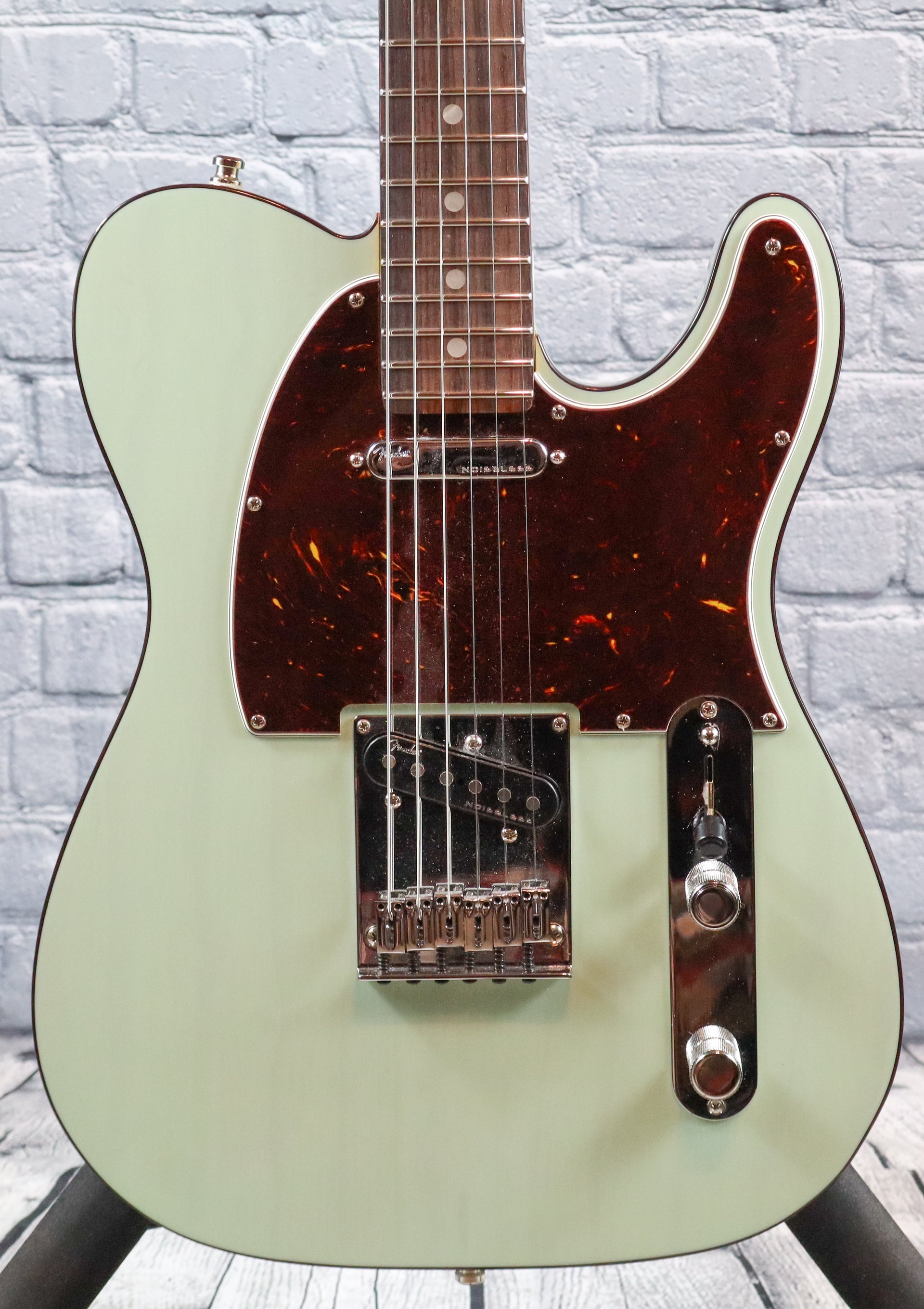 Fender American Ultra Luxe Telecaster-Transparent Surf Green