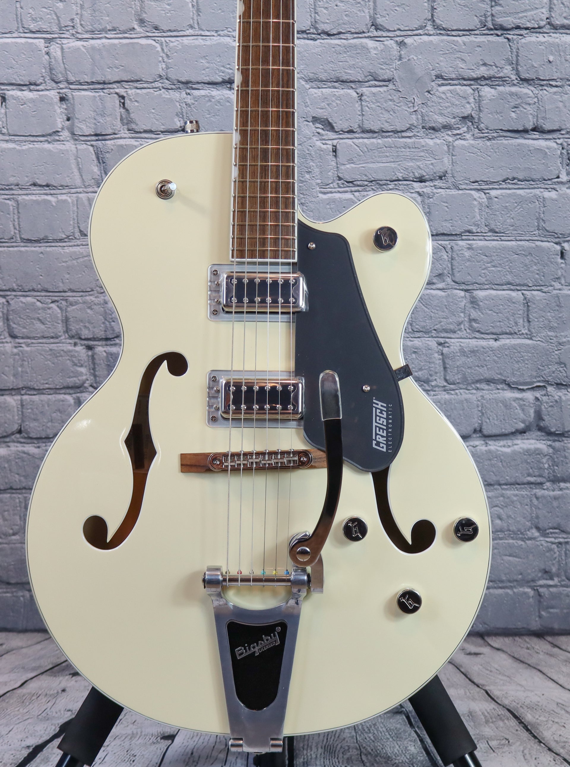 Gretsch G5420T Electromatic Classic Hollowbody Electric Guitar-Two Tone Vintage White/London Grey