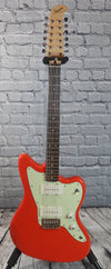 Squier Paranormal Jazzmaster XII 12 String Electric Guitar-Fiesta Red